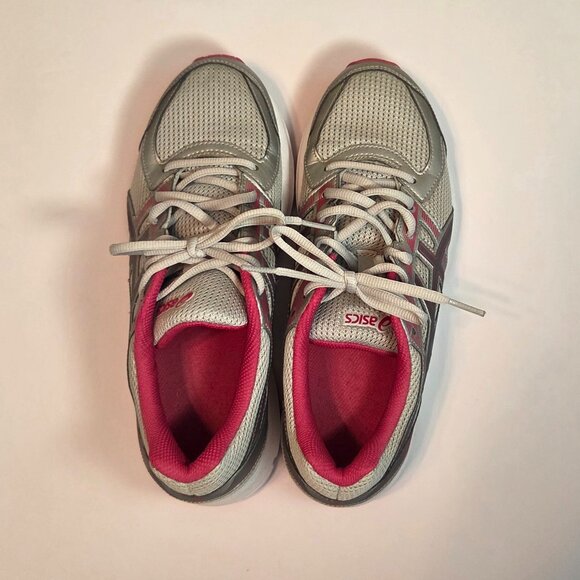ASICS Women’s Running Shoes – Silver Gray & Pink – Size 8.5 - Like New - Picture 7 of 7